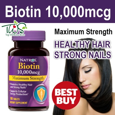 Natrol Biotin 10,000 mcg benefits